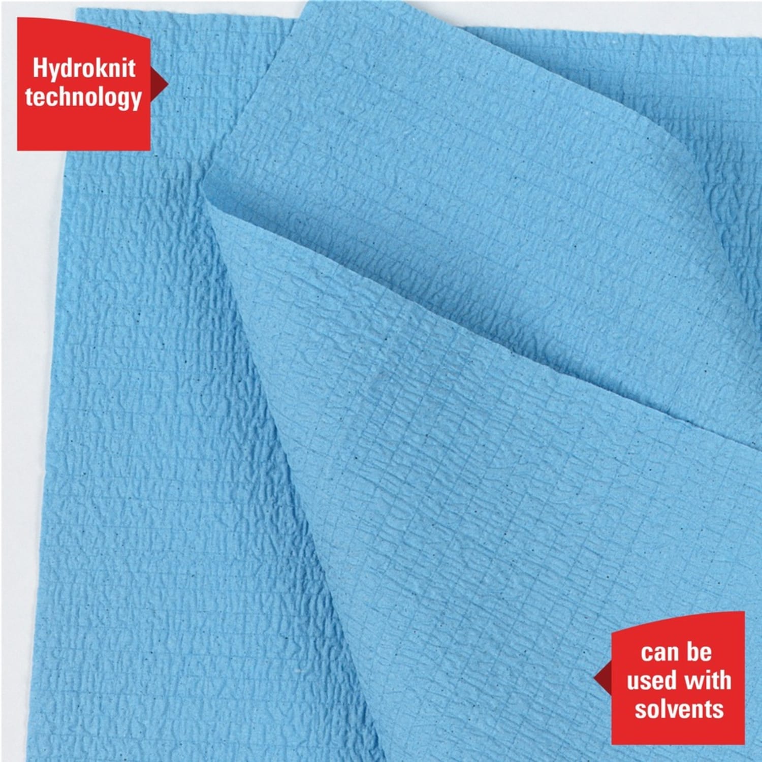 Wypall General Clean X60 Multi-Task Cleaning Cloths - 12.20in Length x 9.80in Width - Absorbent, Reinforced, Strong, Perforated, Durable, Reusable, Residue-free, Sturdy - Blue - 130Roll - 12 / Carton - Image 6