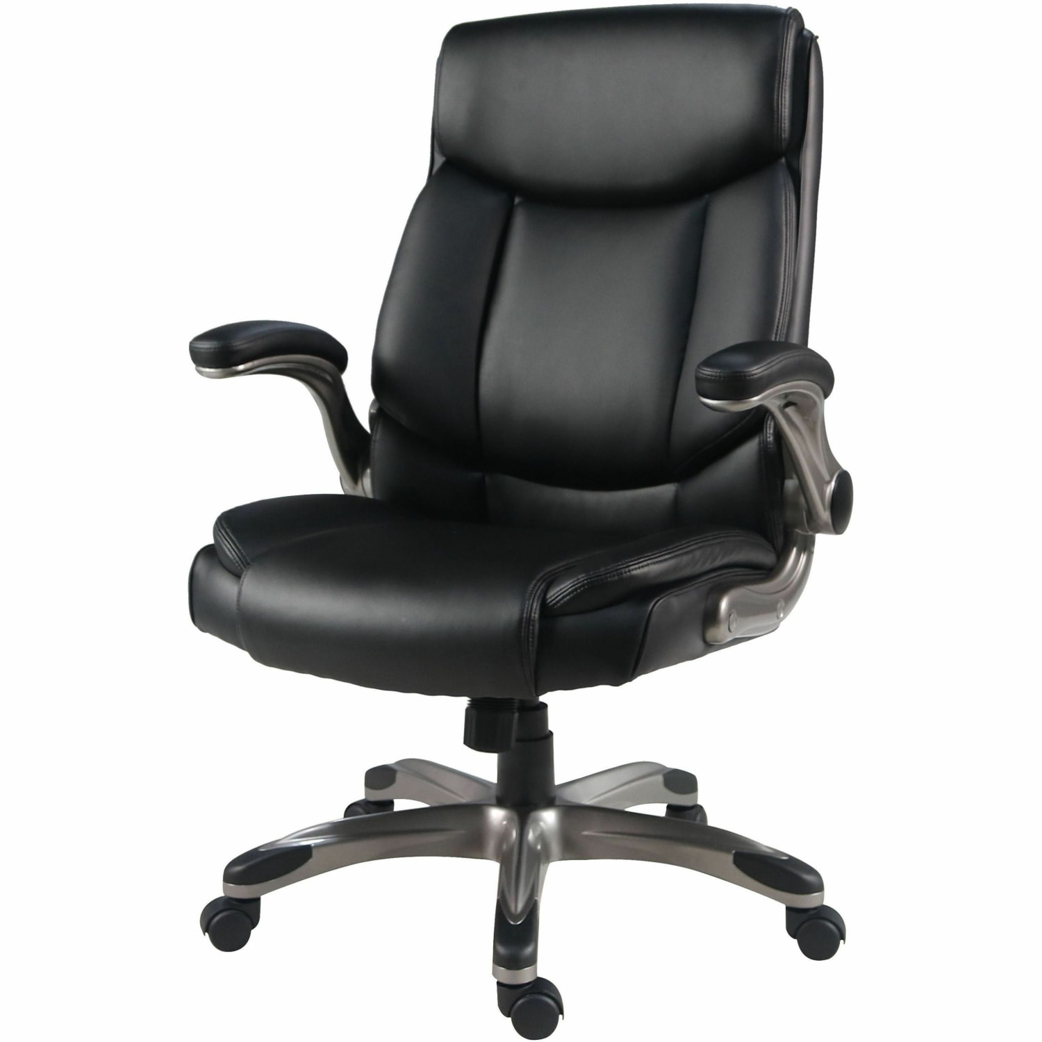 Lorell Sera High-Back Manager Chair, Black, 63271 - Image 5