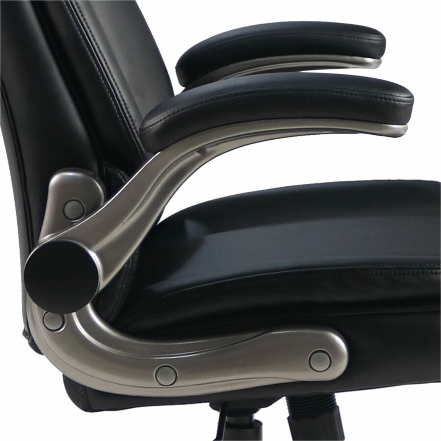 Lorell Sera High-Back Manager Chair, Black, 63271 - Image 6