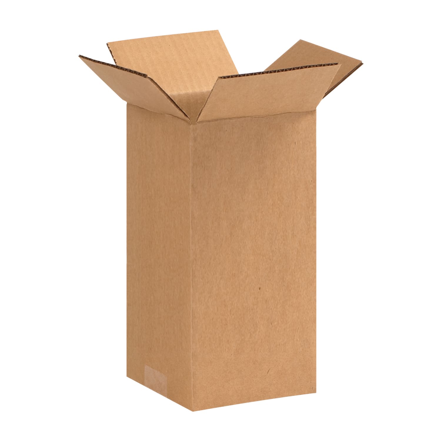 Partners Brand Tall Corrugated Boxes, 5in x 5in x 10in, Kraft, Pack Of 25