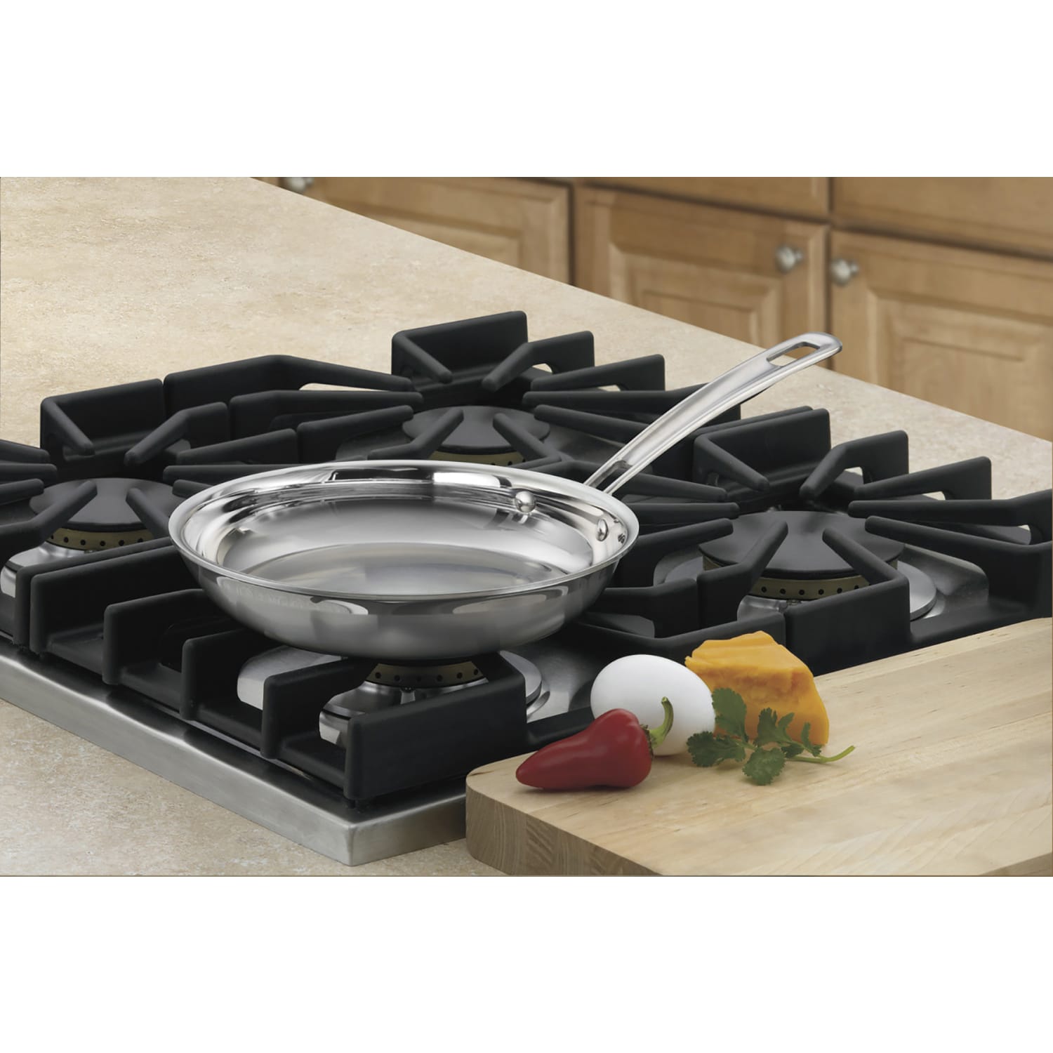 Cuisinart MultiClad Pro Stainless Skillet, 8in, Silver - Image 3