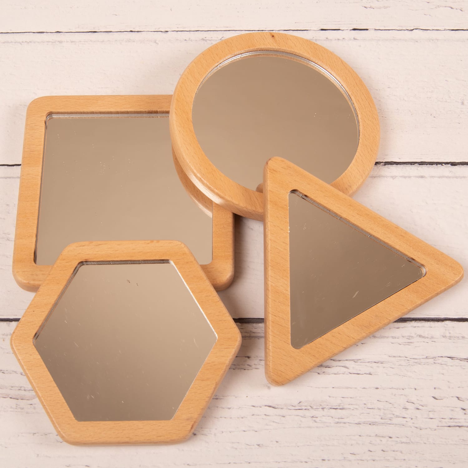 Learn Well Little Looking Shape Mirrors - Set Of 4 - Image 3