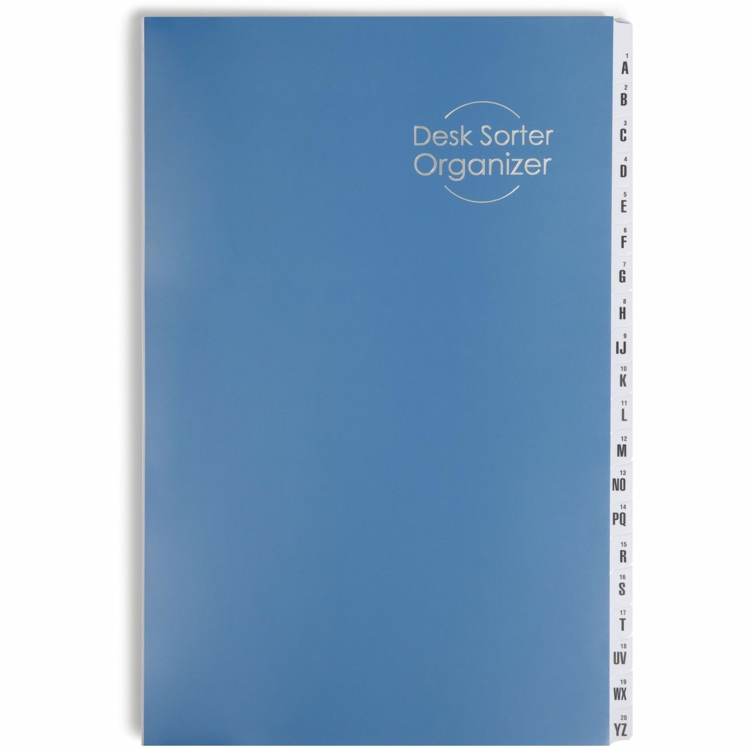 Smead A-Z 1-20 Desk File/Sorter, Legal Size, 35% Recycled, Blue