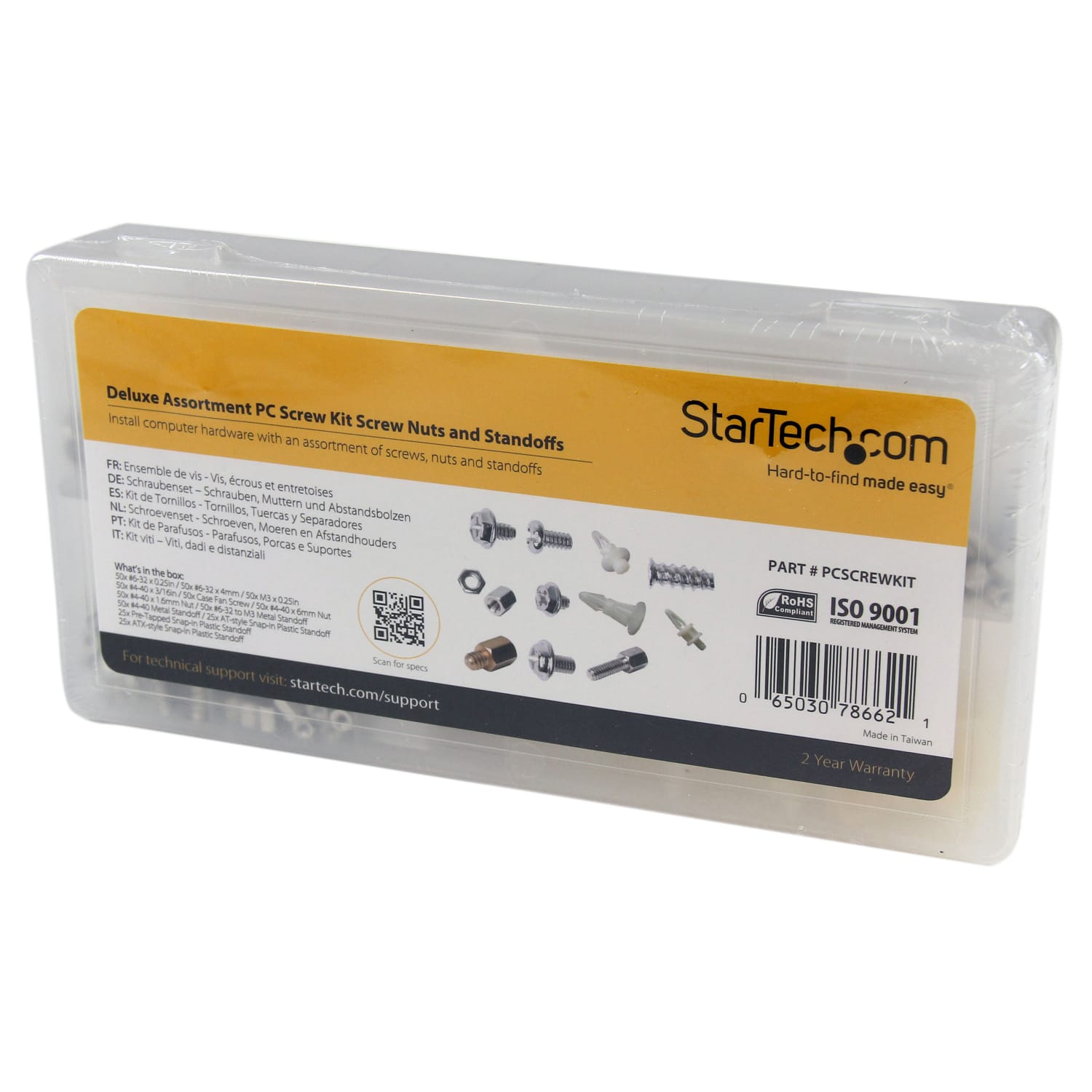StarTech.com Deluxe Assortment PC Screw Kit - Screw Nuts and Standoffs - Screw kit - PCSCREWKIT - Screw kit - Image 3