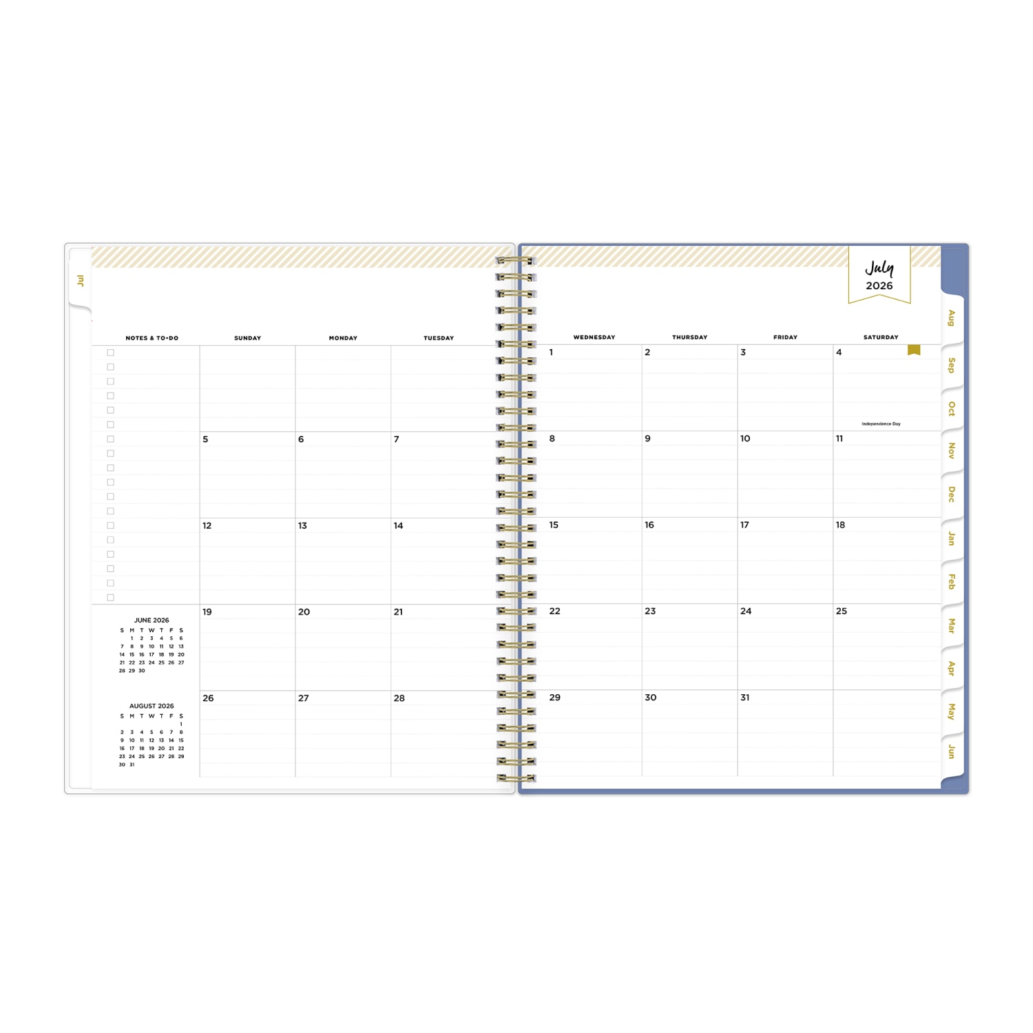 Planning Calendar DD Flutter CYO 8.5x11 AY26-27 Weekly/Monthly - Image 4