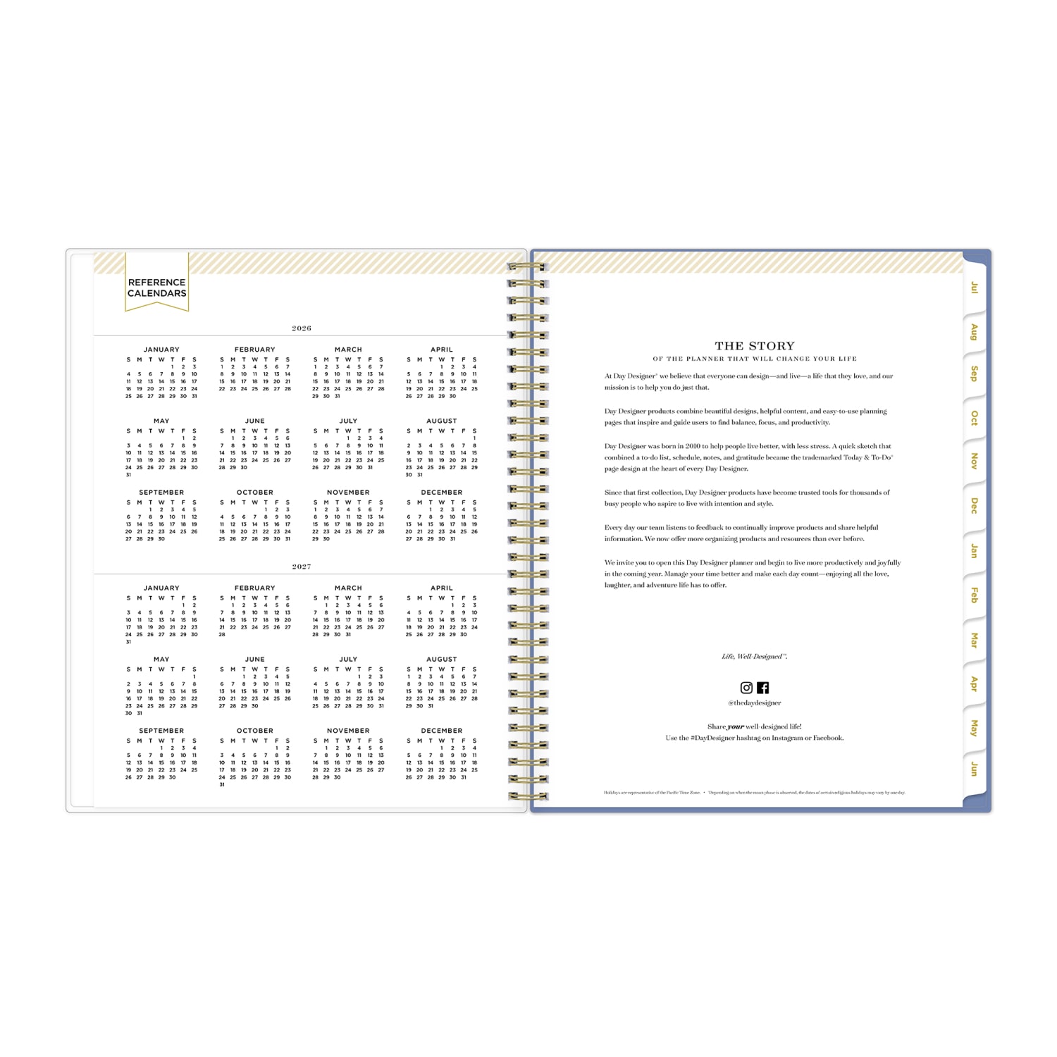 Planning Calendar DD Flutter CYO 8.5x11 AY26-27 Weekly/Monthly - Image 6