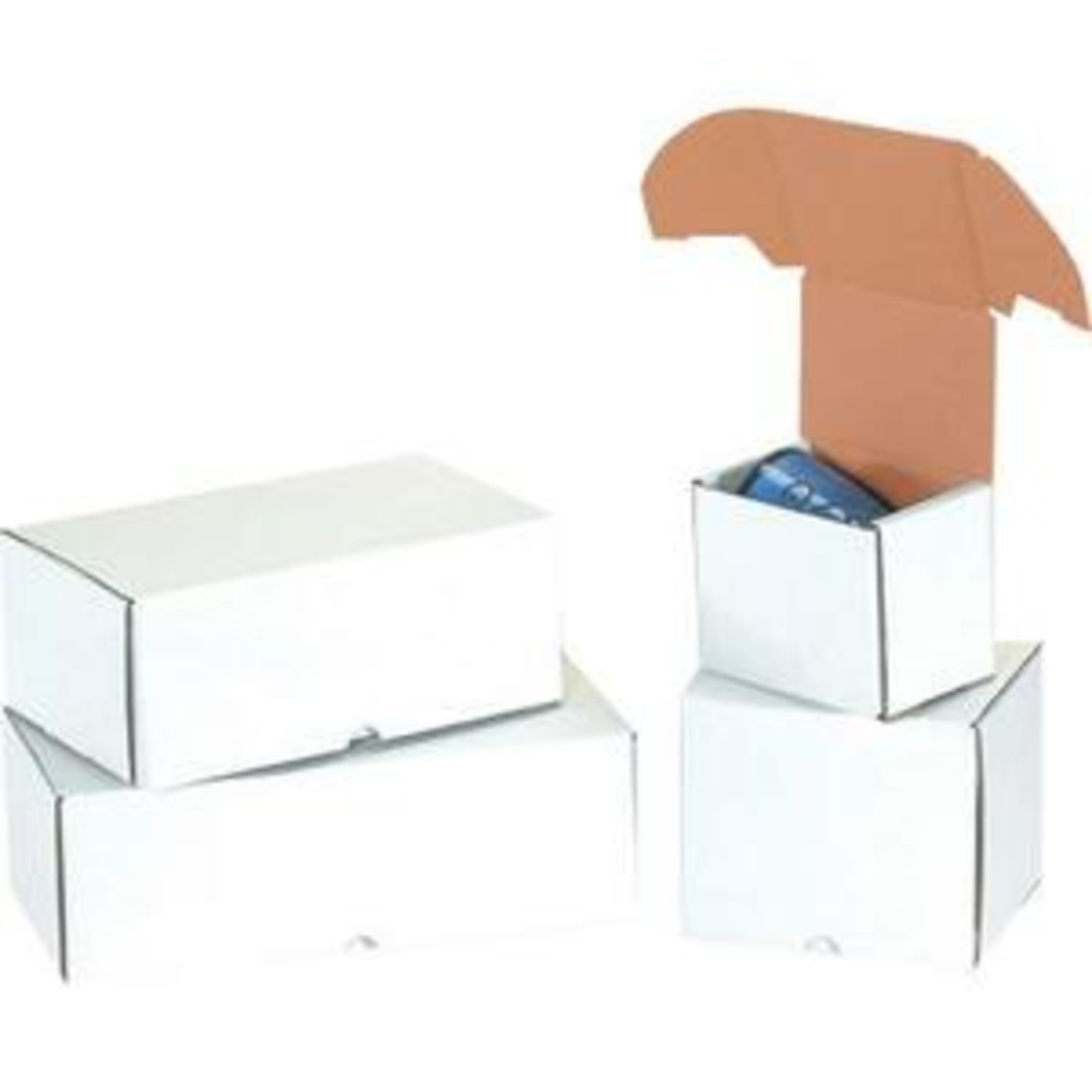 Partners Brand Outside Tuck Mailers, 7 5/8inL x 6inW x 5 7/16inH, White, Pack Of 25 - Image 3