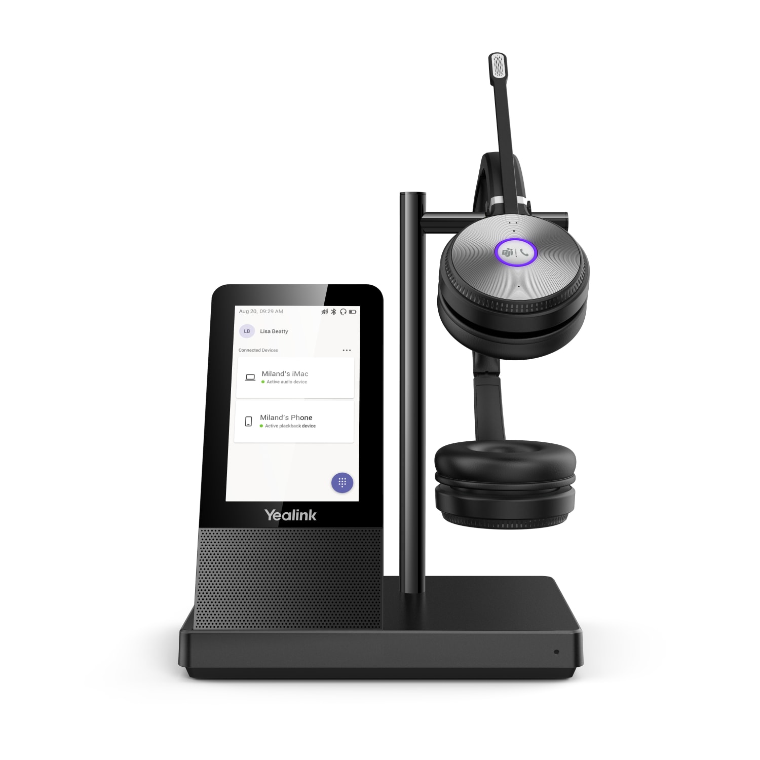 Yealink Dual Teams DECT Wireless Headset, Black, YEA-WH66-DUAL-TEAM - Image 5