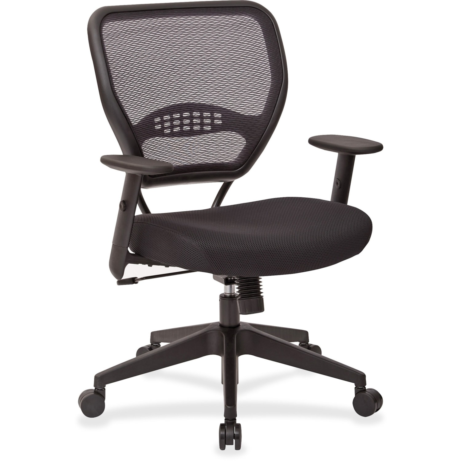 Office Star Professional Air Grid Mid Back Mesh Chair Black PopularChairscom