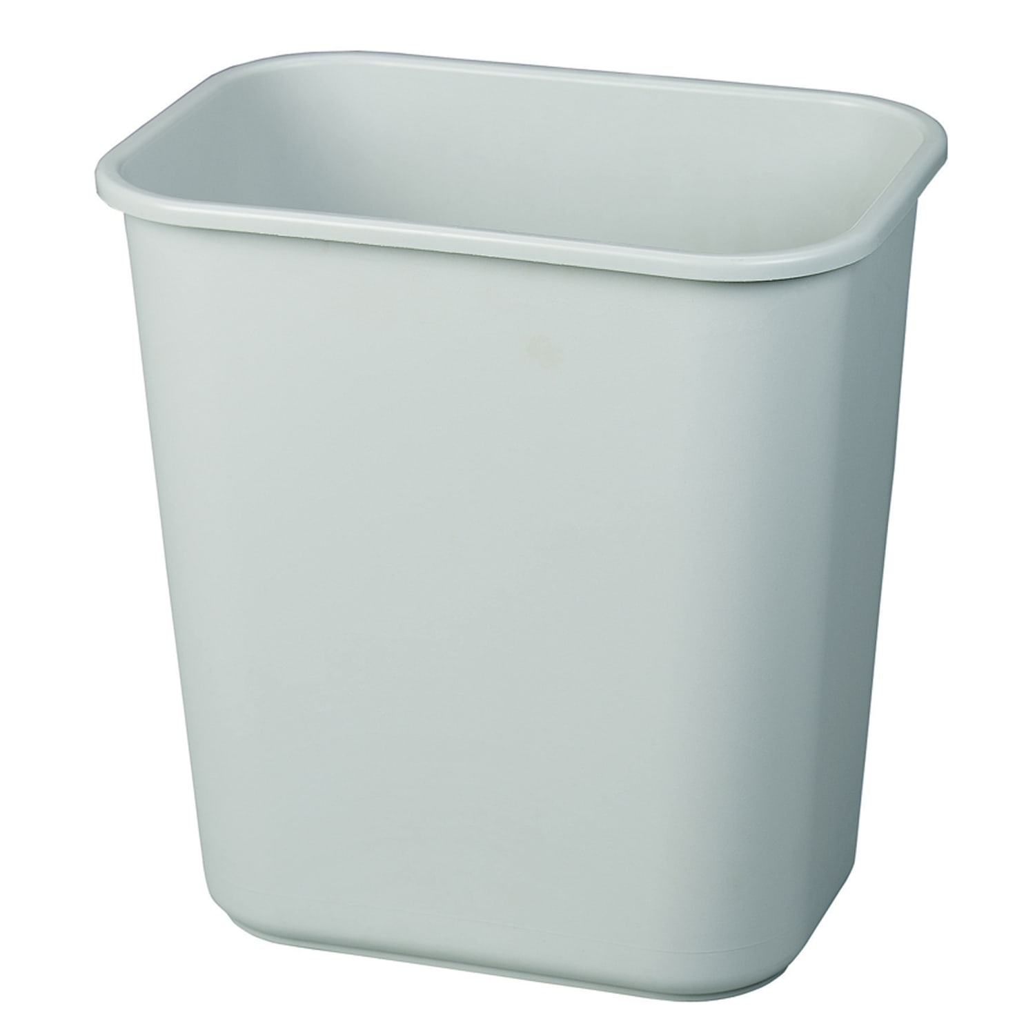 Rubbermaid Durable Rectangular Plastic Wastebasket, 7 Gallons, 15inH x 14-1/4inW x 10-1/4inD, Gray - Image 3