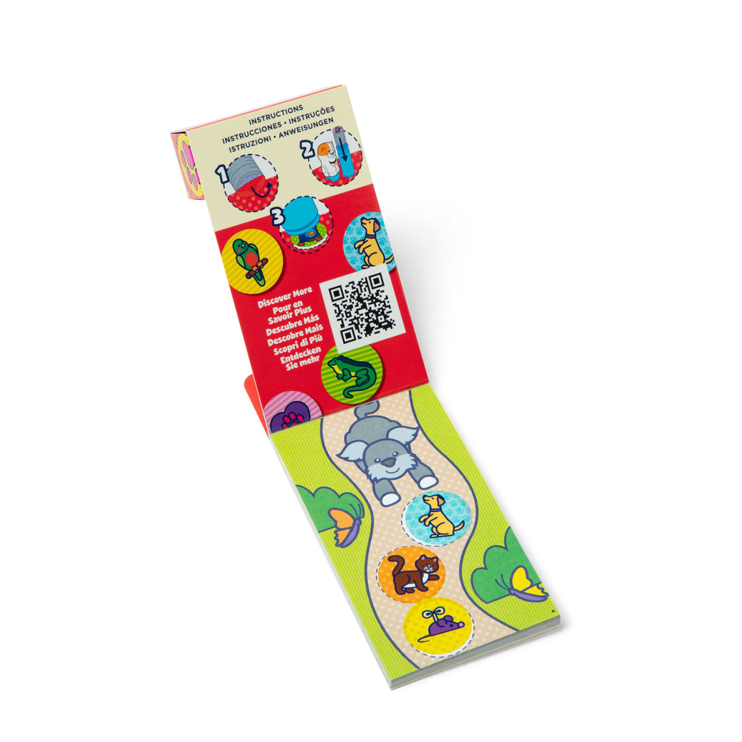 Melissa & Doug Sticker WOW! Mini Activity Pad with Refill Stickers, Pets, 200 Stickers Per Set, 4 Sets - Image 6
