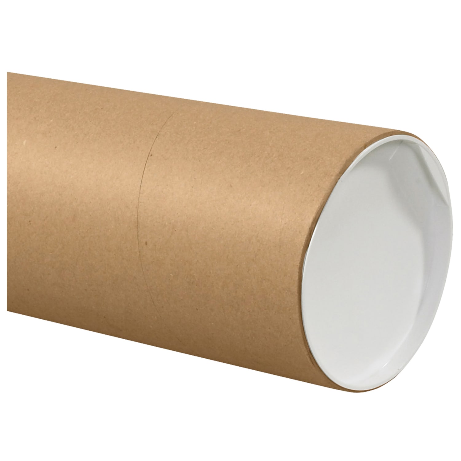 Partners Brand Jumbo Mailing Tubes, 6in x 72in, 80% Recycled, Kraft, Case Of 10