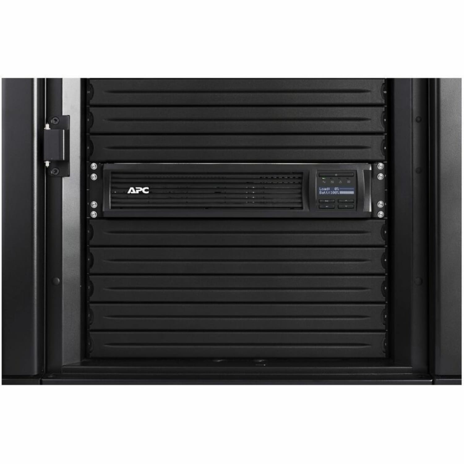 APC Smart-UPS, Line Interactive, 2200VA, Rackmount 2U, 120V, 6x NEMA 5-15R+2x NEMA 5-20R outlets, Network Card, AVR, LCD - SMT2200RM2UNC - Image 5