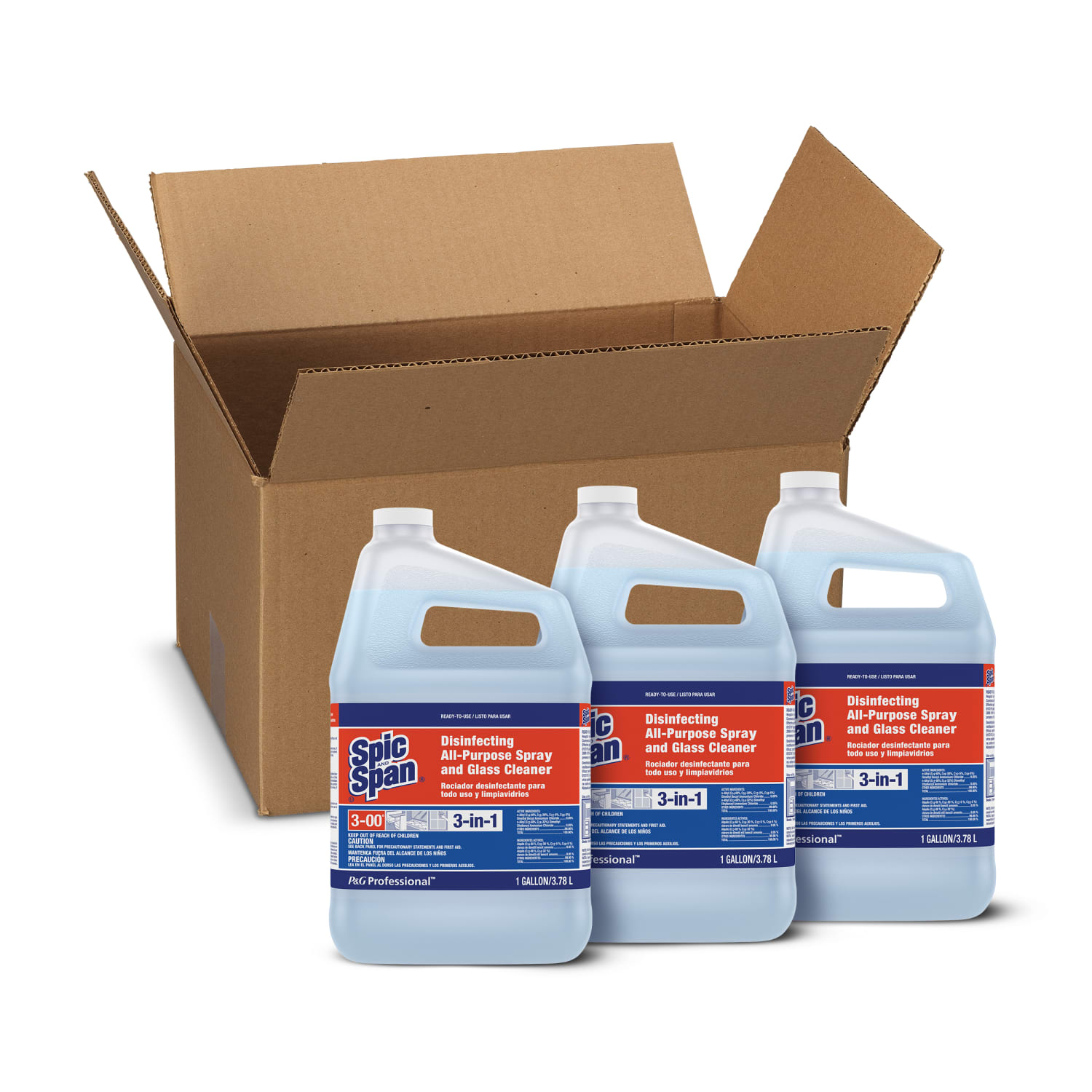 Spic And Span Disinfecting All-Purpose Spray & Glass Cleaner, 128 Oz Bottle, Case Of 3 - Image 4