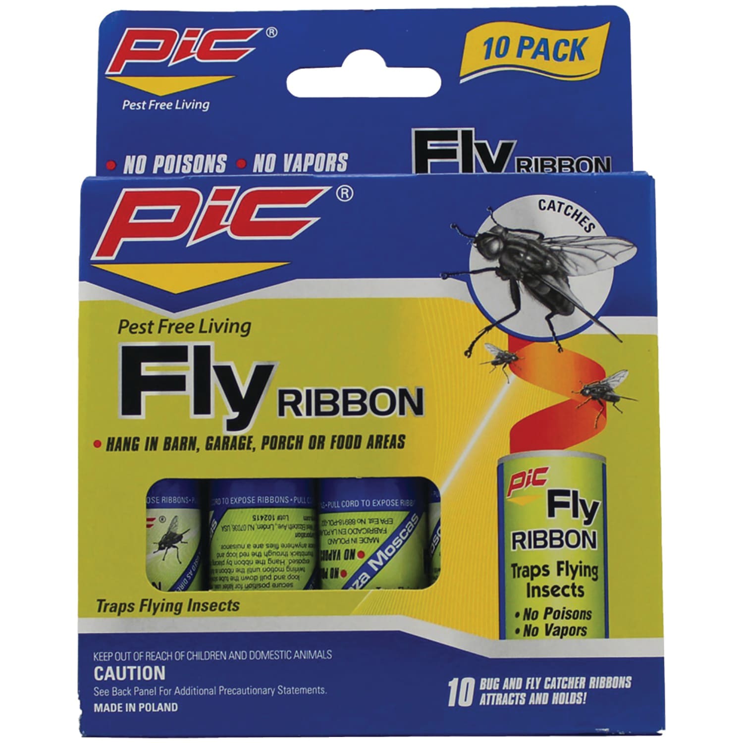 PIC Fly Ribbon Bug & Insect Catcher, 120-Pack - Image 3