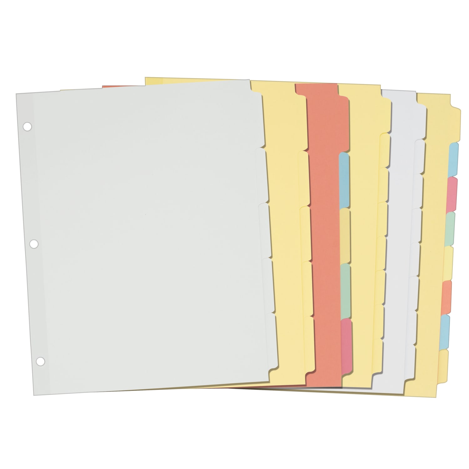 Avery Plain Tab Write & Erase Dividers, 5 Tabs, Buff, 36 Sets - Image 6
