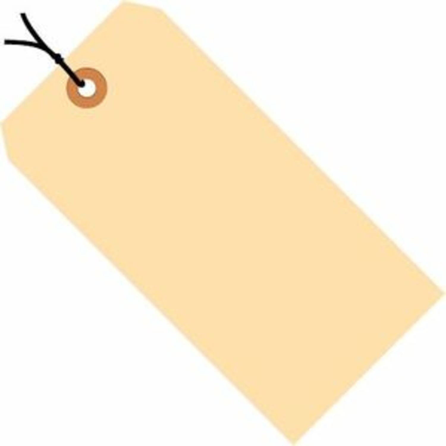 Partners Brand Prewired Manila Shipping Tags, 10 Point, #6, 5 1/4in x 2 5/8in, Pack Of 1,000 - Image 3