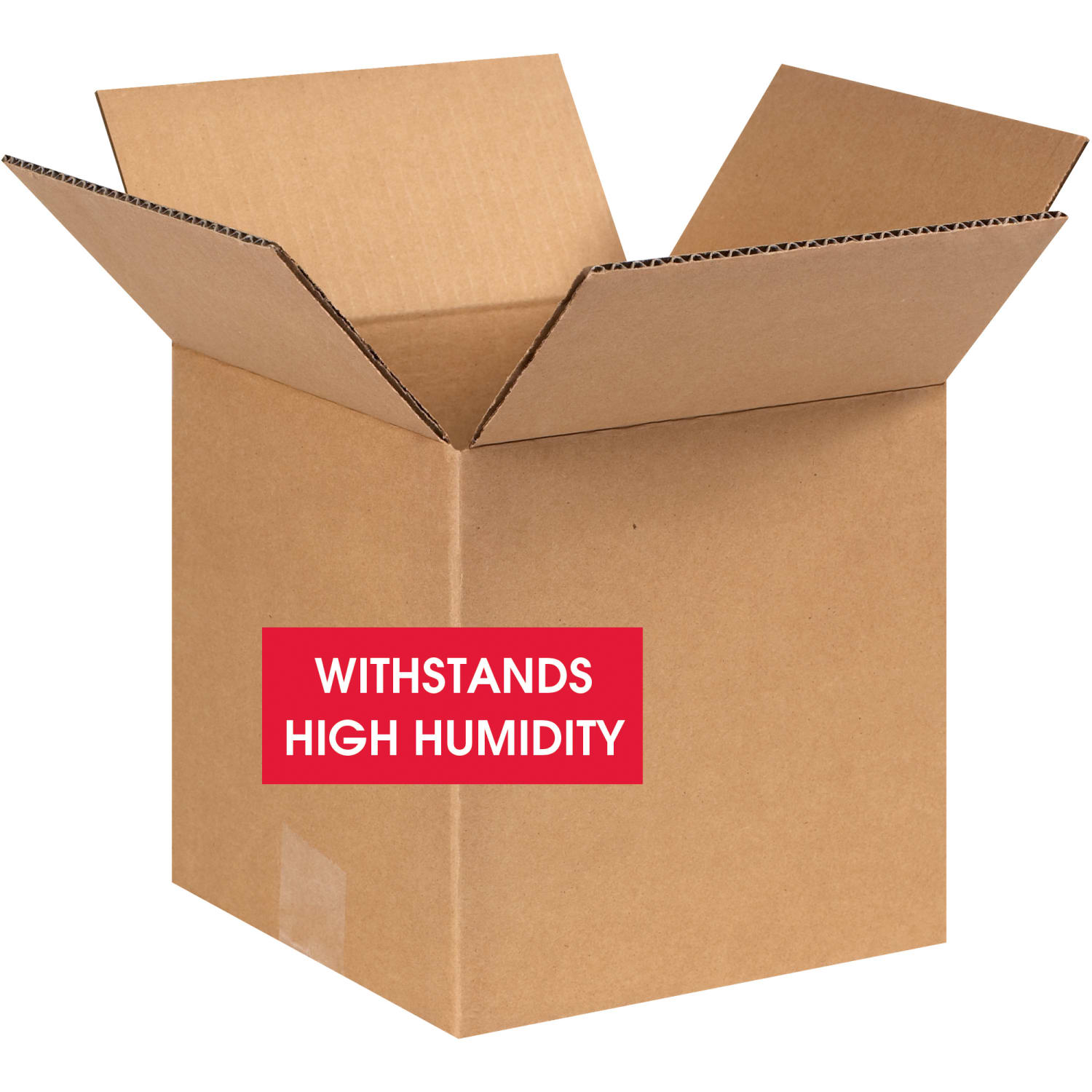 Partners Brand W5c Weather-Resistant Corrugated Boxes, 8in x 8in x 8in, Kraft, Pack Of 25 Boxes - Image 3