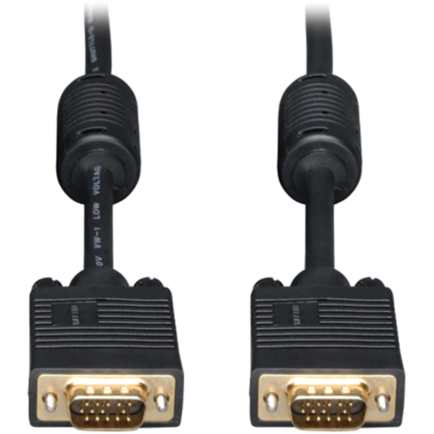 Eaton Tripp Lite Series VGA High-Resolution RGB Coaxial Cable (HD15 M/M), 75 ft. (22.86 m) - VGA cable - P502075