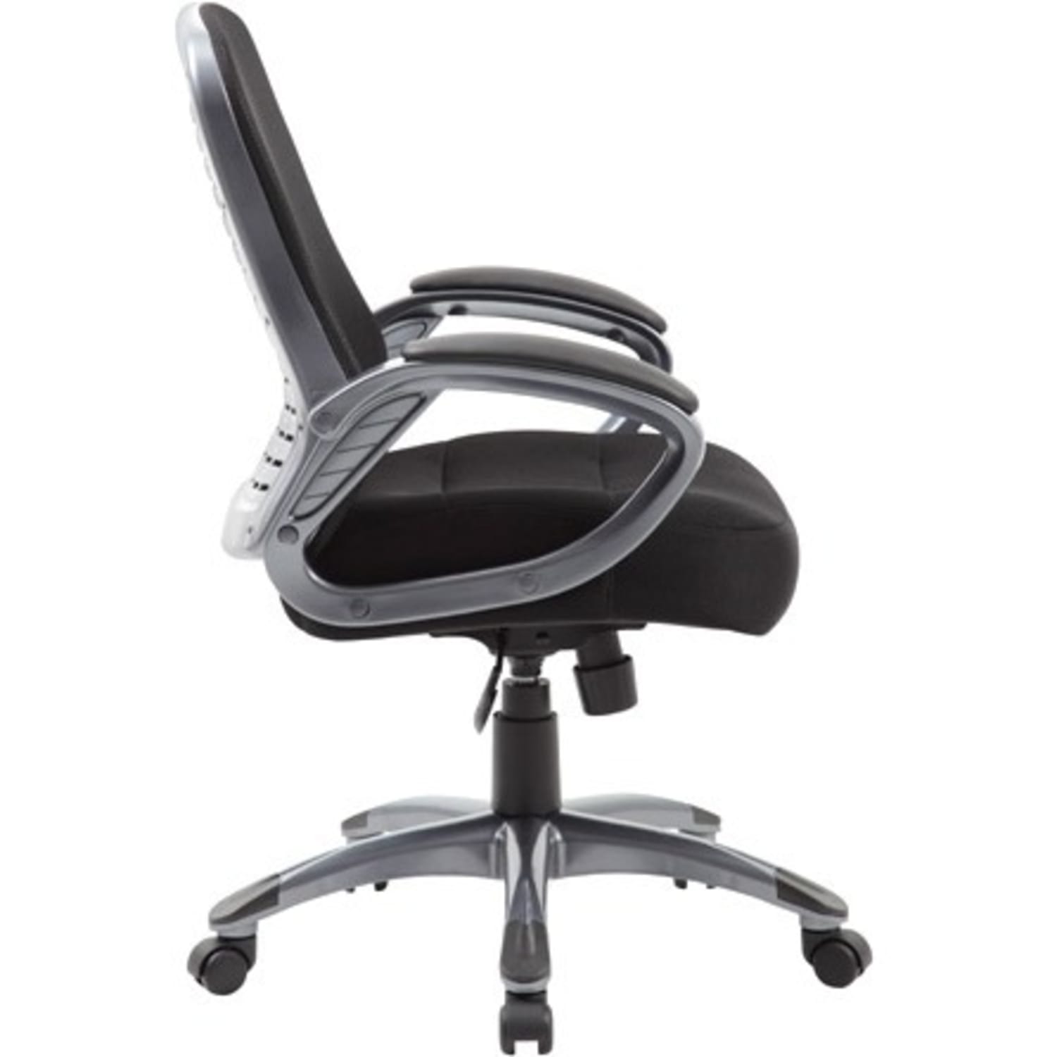 Boss Office Products Ribbed Mesh High Back Task Chair Black PopularChairscom
