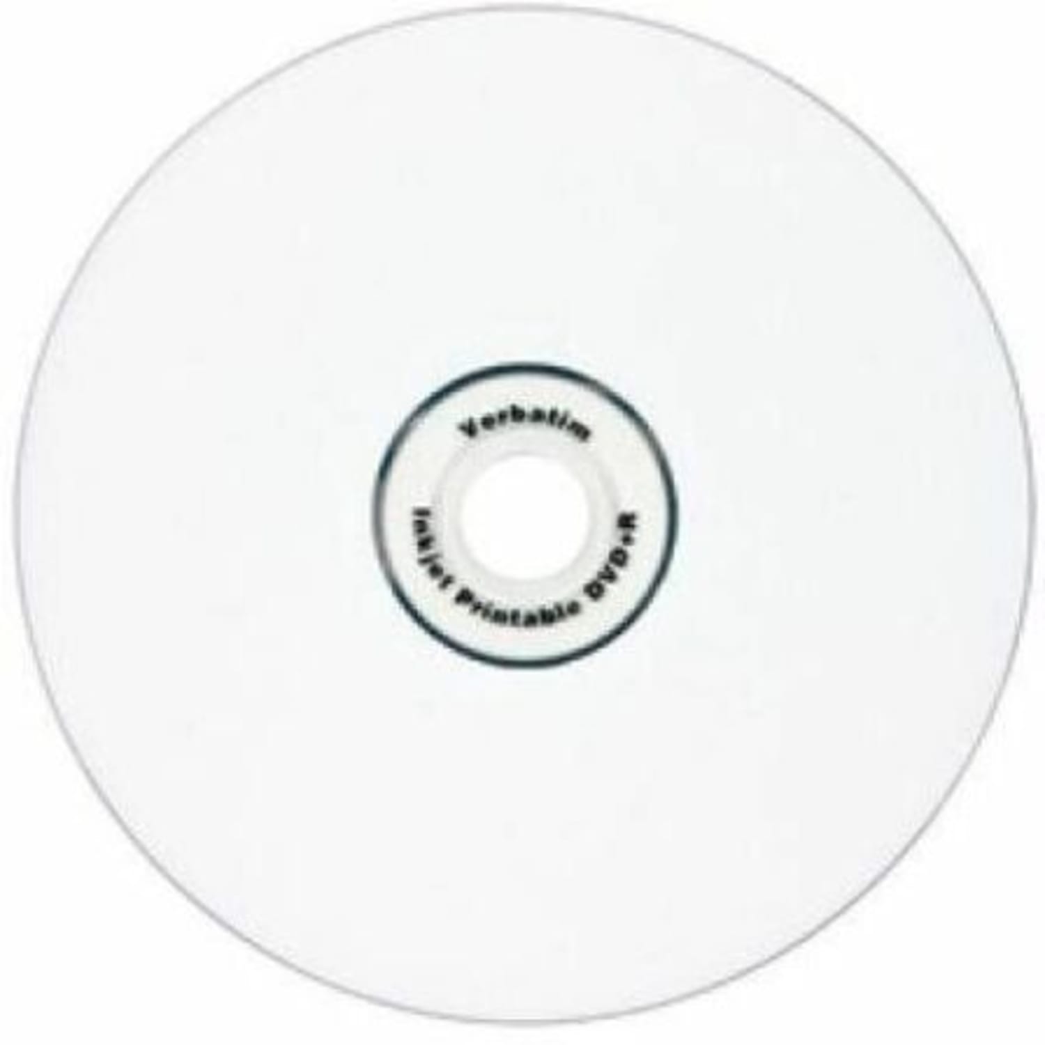 Verbatim DVD+R 4.7GB 16X White Inkjet Printable - 100pk Spindle - 120mm - Printable - Image 3