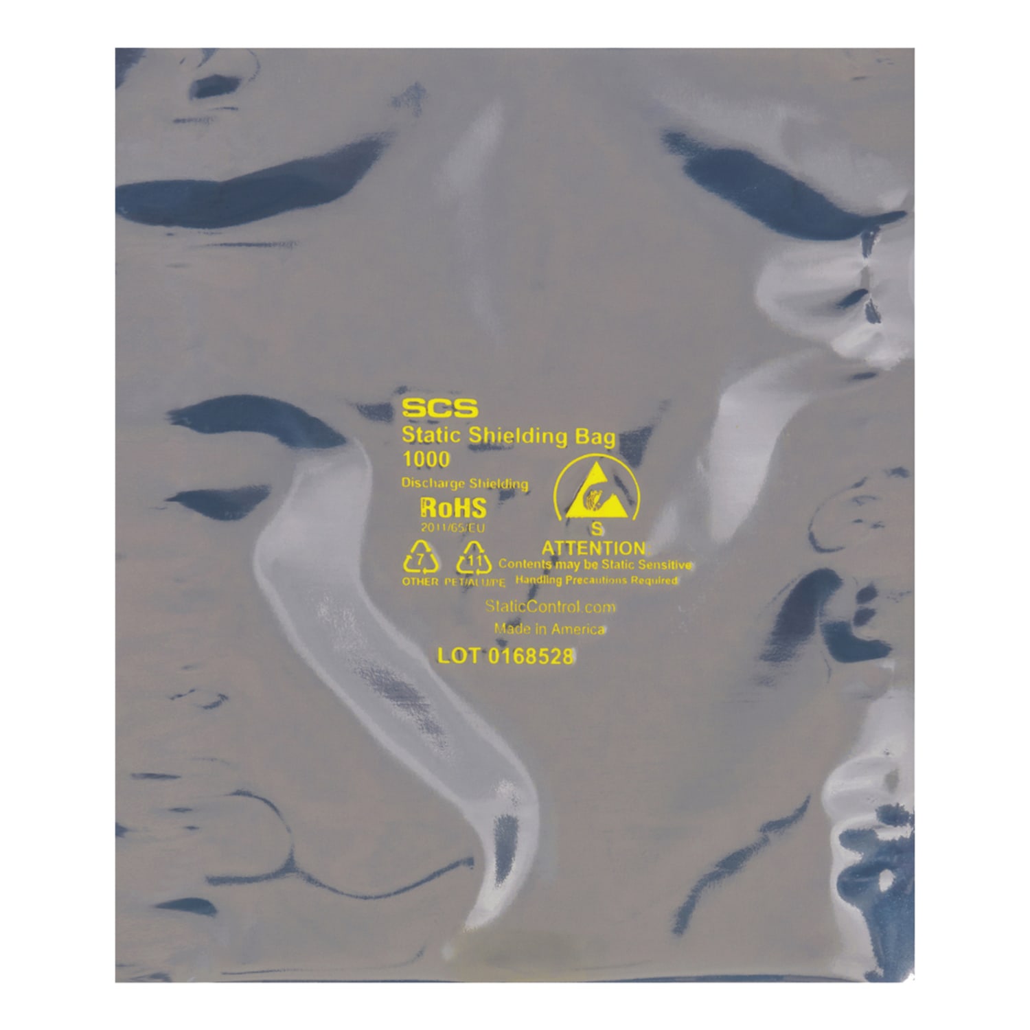 Office Depot Brand Open End Static Shielding Bags, 9in x 12in, Transparent, Case Of 100