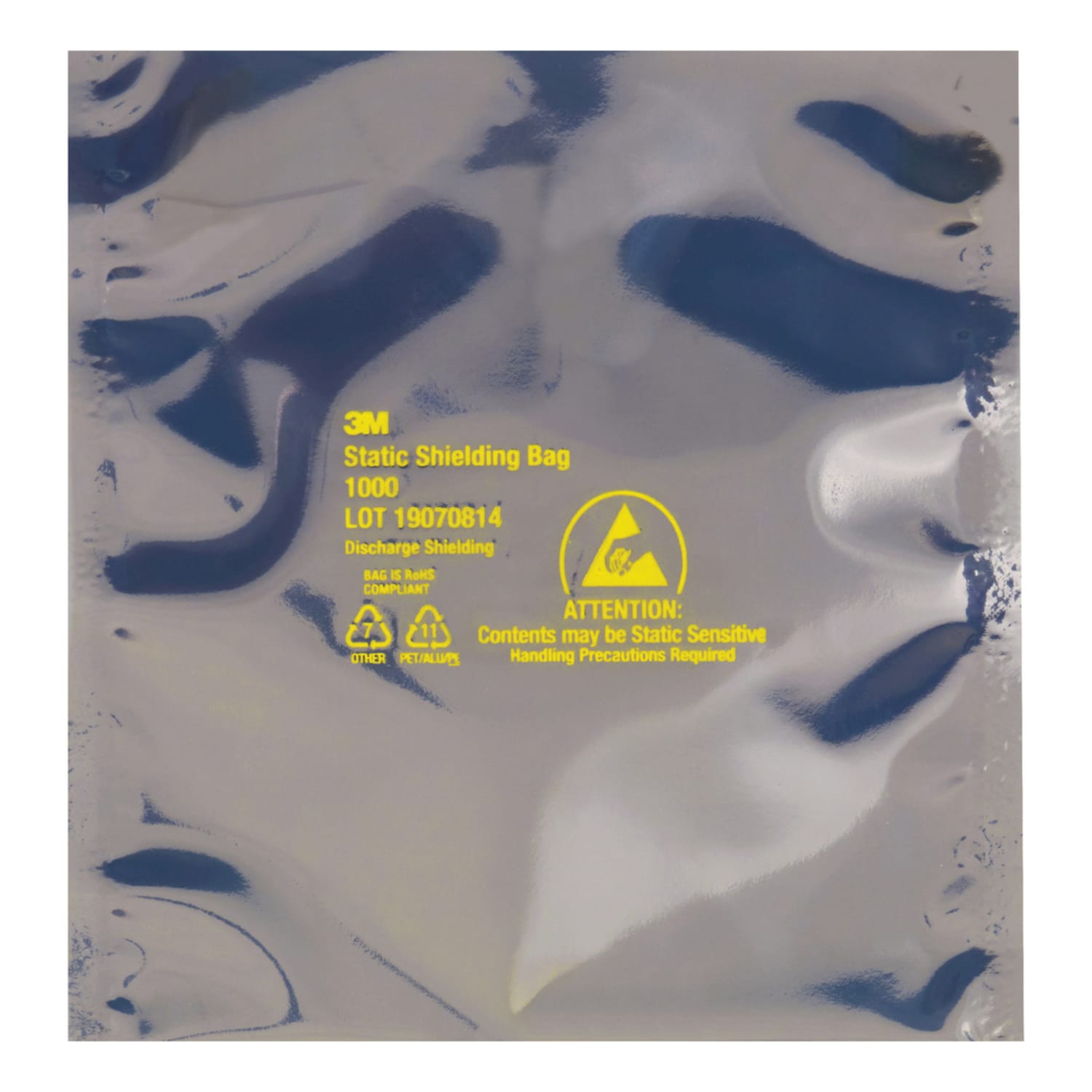 Office Depot Brand Open End Static Shielding Bags, 12in x 12in, Transparent, Case Of 100