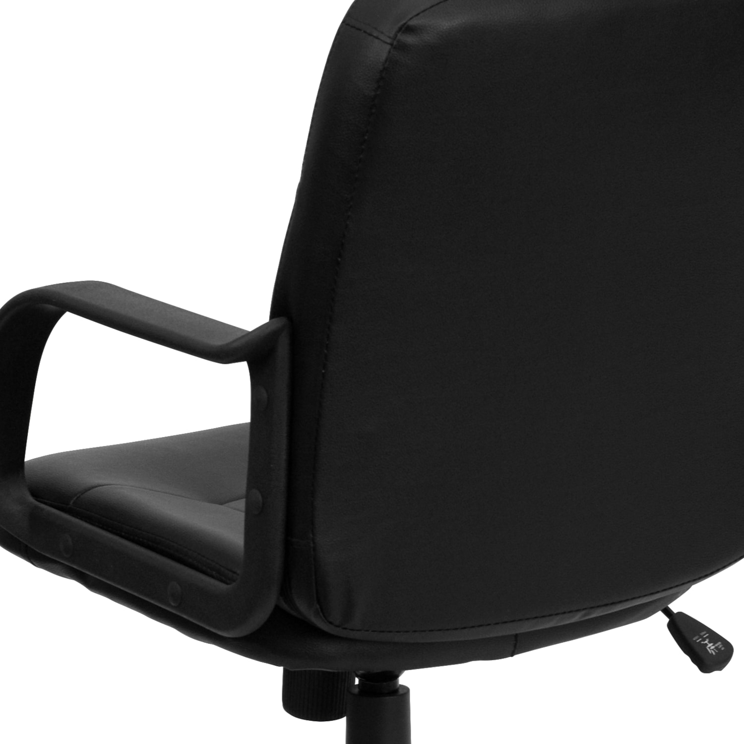 Flash Furniture Glove Vinyl Mid-Back Chair, Black - Image 9