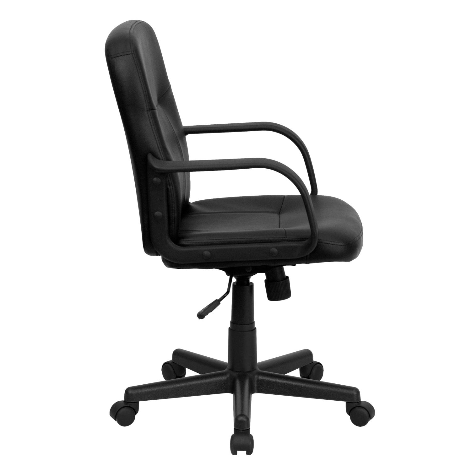 Flash Furniture Glove Vinyl Mid-Back Chair, Black - Image 10