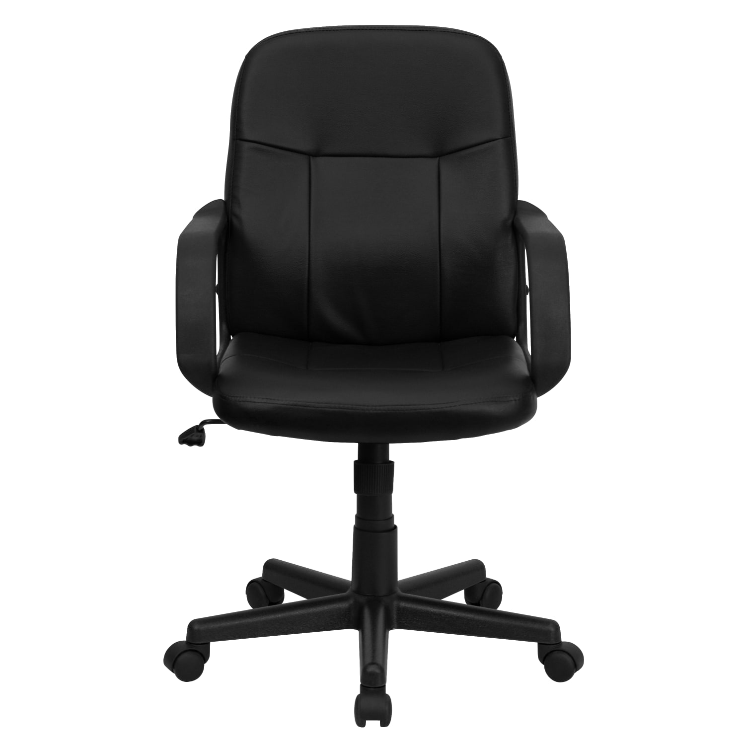 Flash Furniture Glove Vinyl Mid-Back Chair, Black - Image 11