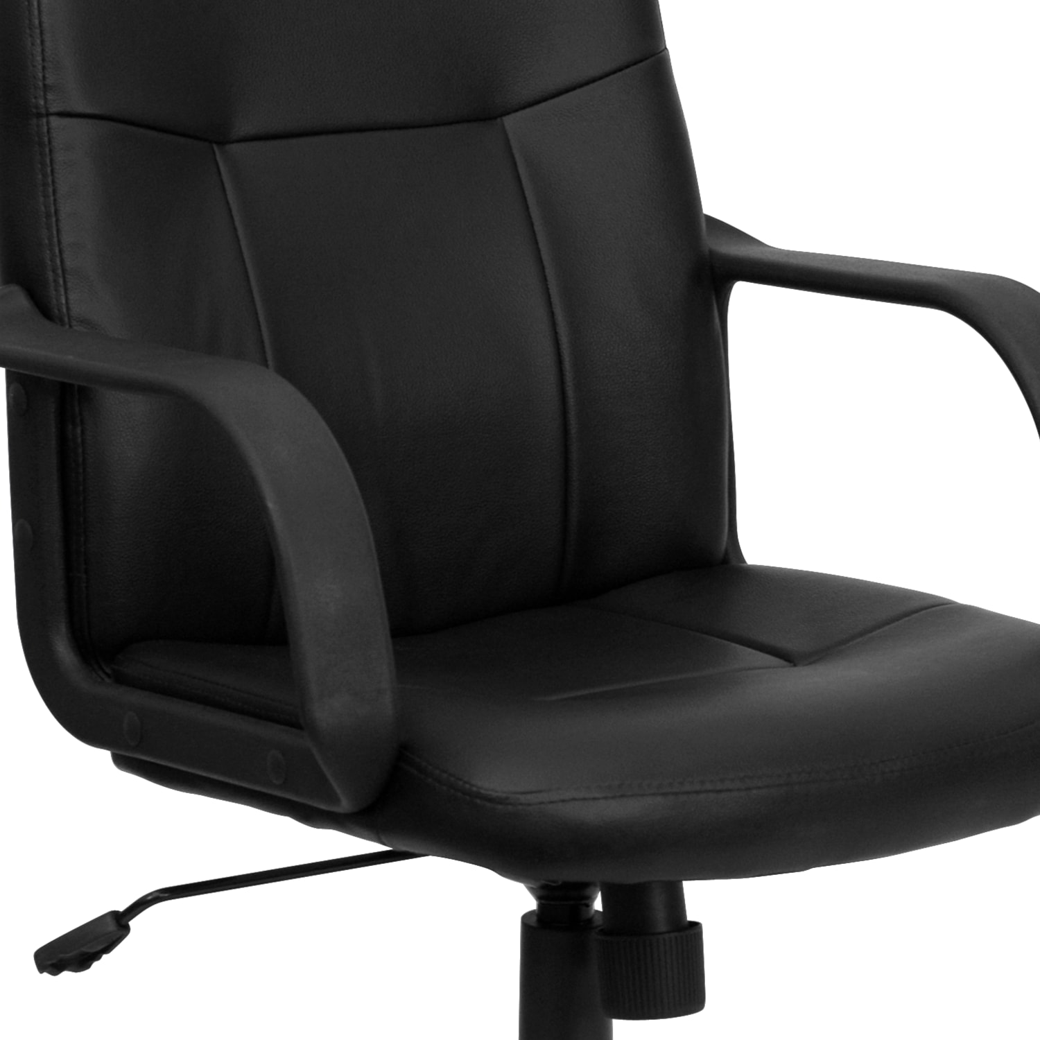 Flash Furniture Glove Vinyl Mid-Back Chair, Black - Image 12