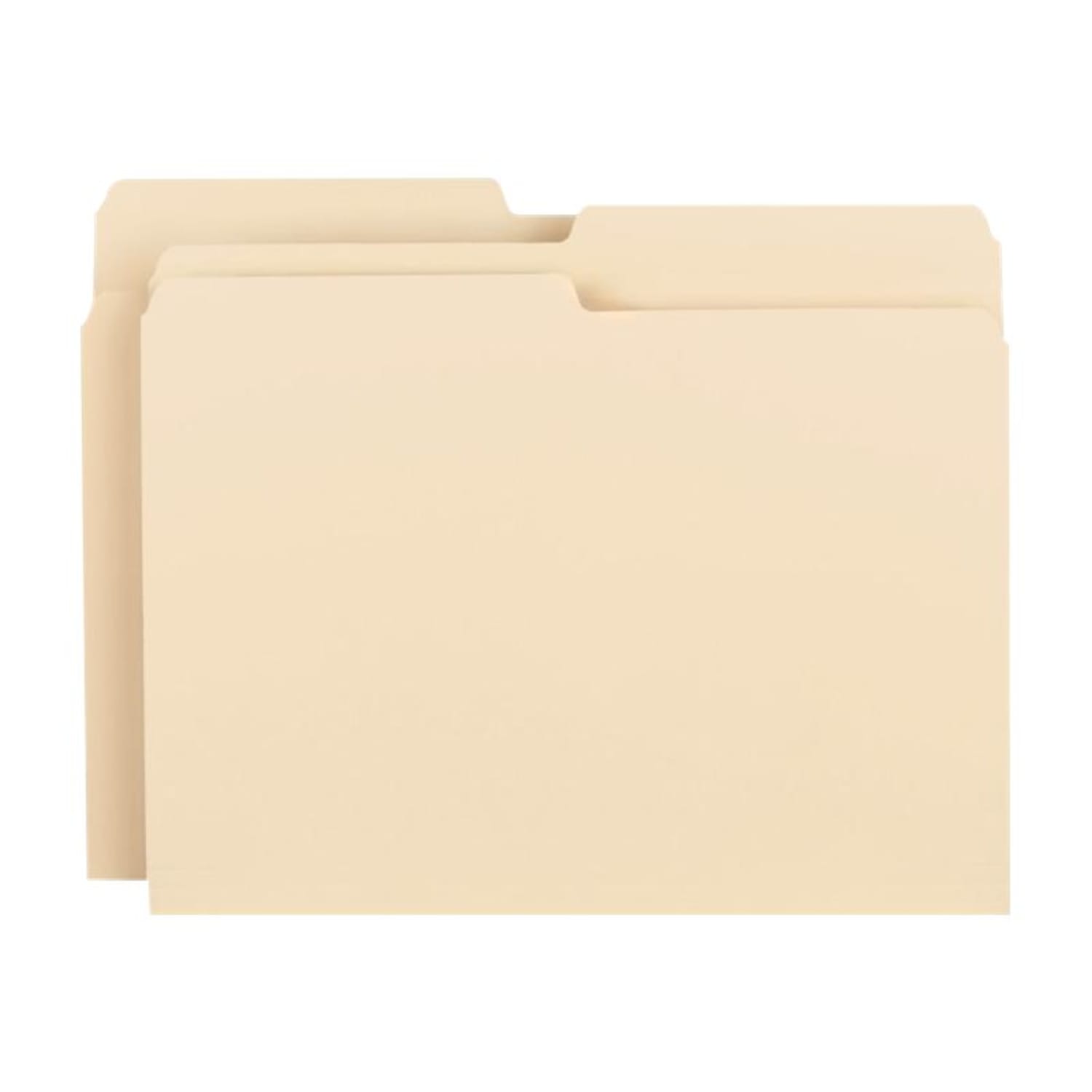 Smead Manila File Folders, Letter Size, 1/2 Cut, Pack Of 100 - Image 6