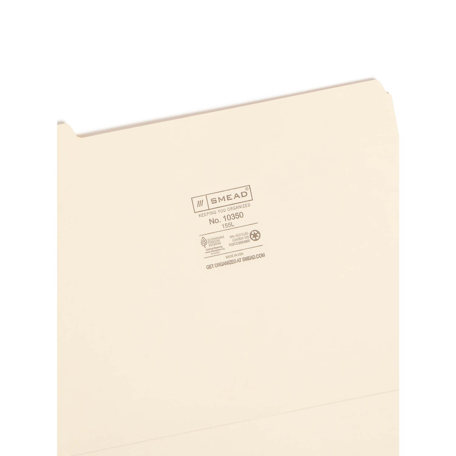 Smead File Folders, Letter Size, 1/5 Cut, Manila, Pack Of 100 - Image 4
