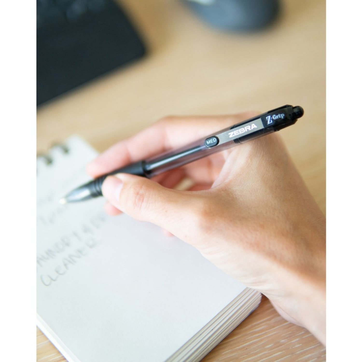 Zebra Pen Z-Grip Retractable Ballpoint Pens - 0.7 mm Pen Point Size - Retractable - Black - 30 / Pack - Image 5