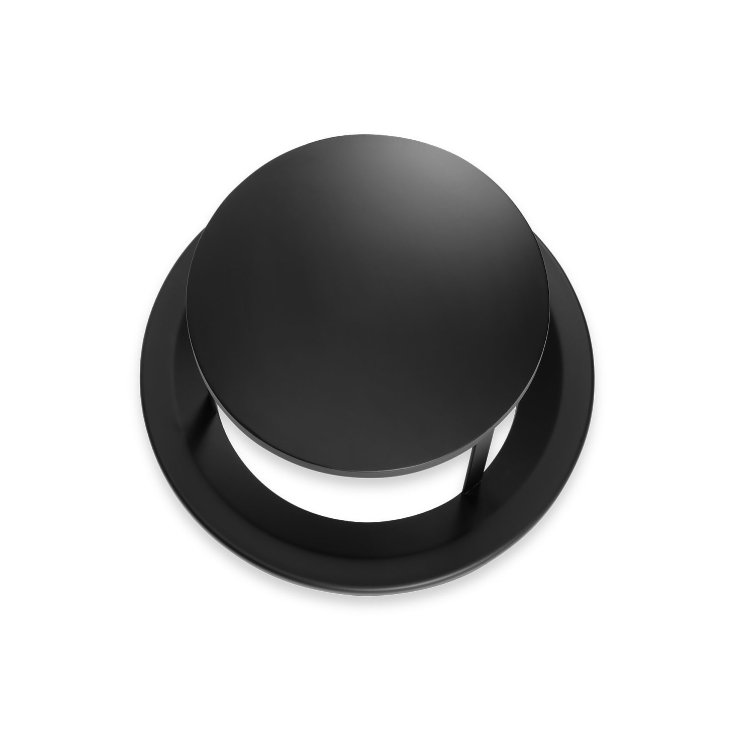 Alpine Steel Rain Bonnet Lid, 32 Gallon, 10-1/4inH x 19-3/4inW x 19-3/4inD, Black - Image 3