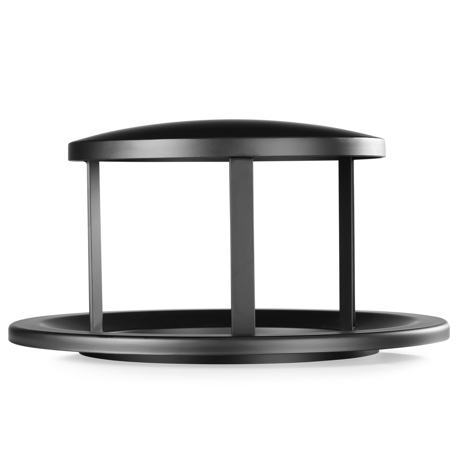 Alpine Steel Rain Bonnet Lid, 32 Gallon, 10-1/4inH x 19-3/4inW x 19-3/4inD, Black - Image 4