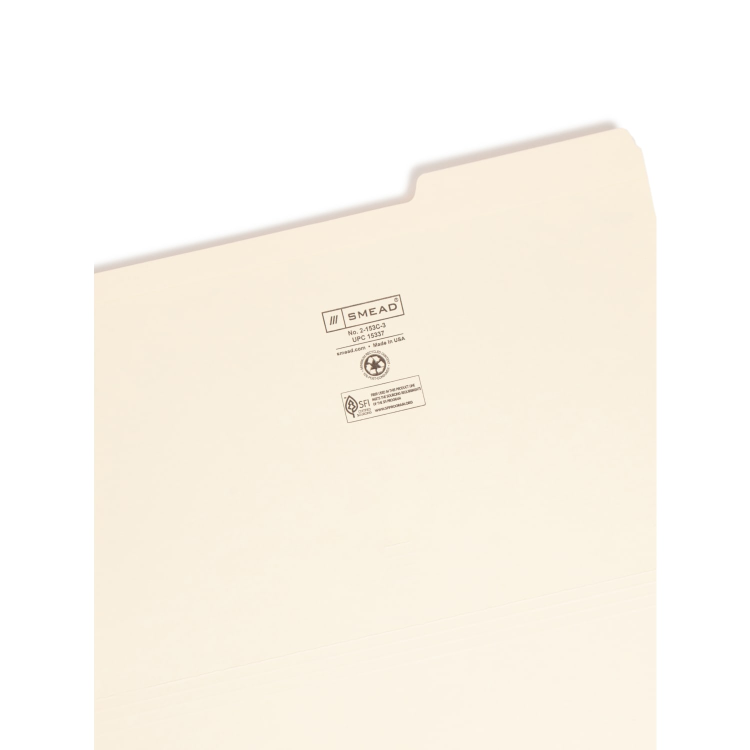Smead Selected Tab Position Manila File Folders, Legal Size, 1/3 Cut, Position 2, Pack Of 100 - Image 5