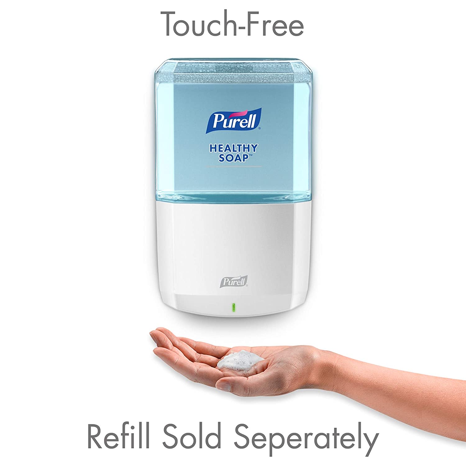 Purell ES8 Wall-Mount Hand Soap Dispenser, White - Image 3