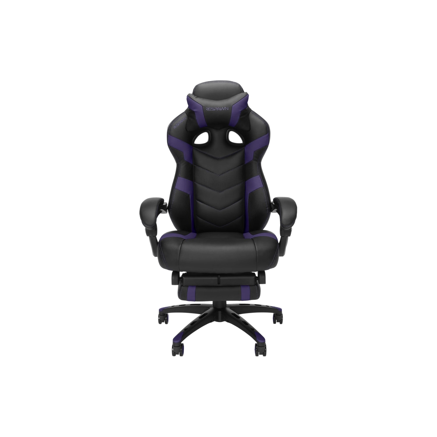 RESPAWN 110 Pro Gaming Chair With Footrest Headrest Pillow Purple RSP110V2PUR PopularChairscom RESPAWN 110 Pro Gaming Chair With Footrest Headrest Pillow Purple RSP110V2PUR PopularChairscom