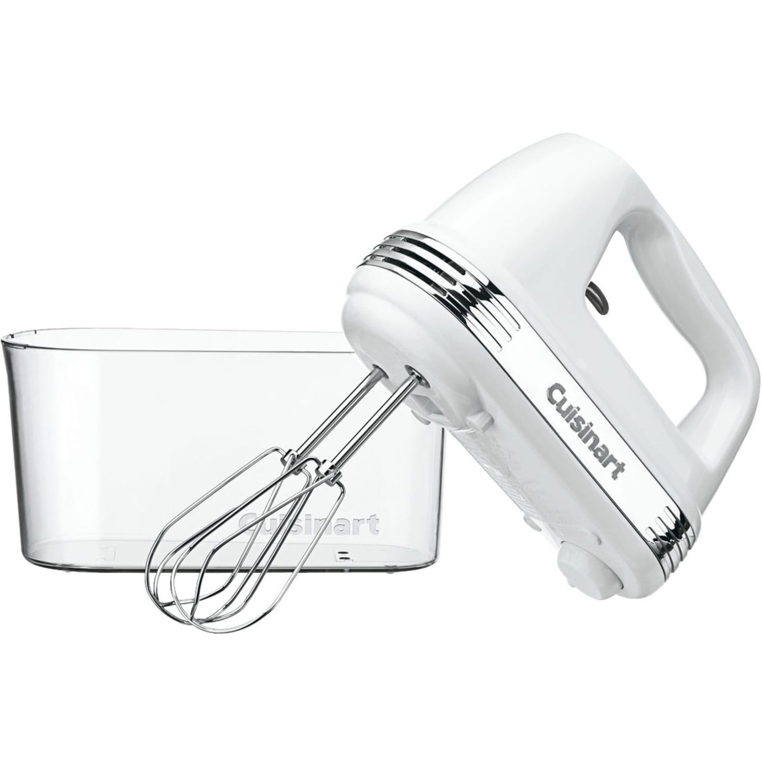 Cuisinart Power Advantage PLUS HM-90S Hand Mixer With Storage Case, 8-15/16inH x 8-7/16inW x 3-15/16inD, White