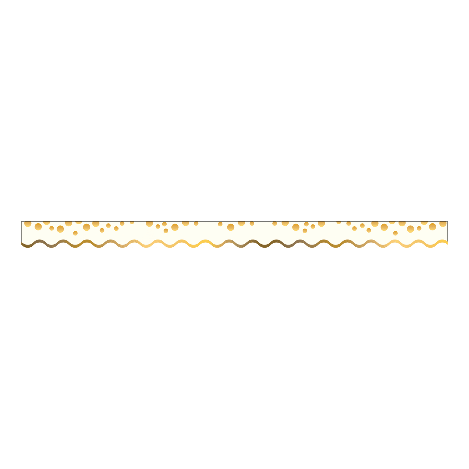 Barker Creek Scalloped-Edge Border Strips, 2 1/4in x 36in, Gold Coins, Pre-K To College, Pack Of 26 - Image 3