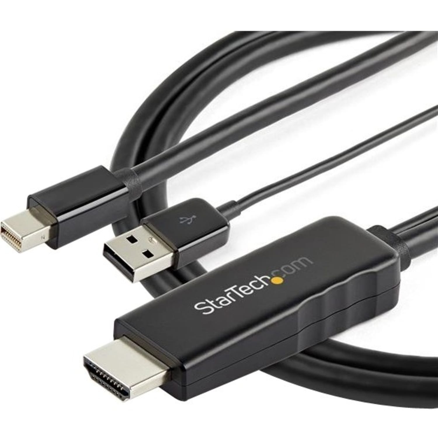 StarTech.com 6ft (2m) HDMI to Mini DisplayPort Cable 4K 30Hz - Active HDMI to mDP Adapter Cable with Audio - USB Powered - Video Converter - HDMI 1.4 to Mini DisplayPort 1.2 active adapter cable with 4K 30Hz video/HDCP 1.4/audio - Image 6
