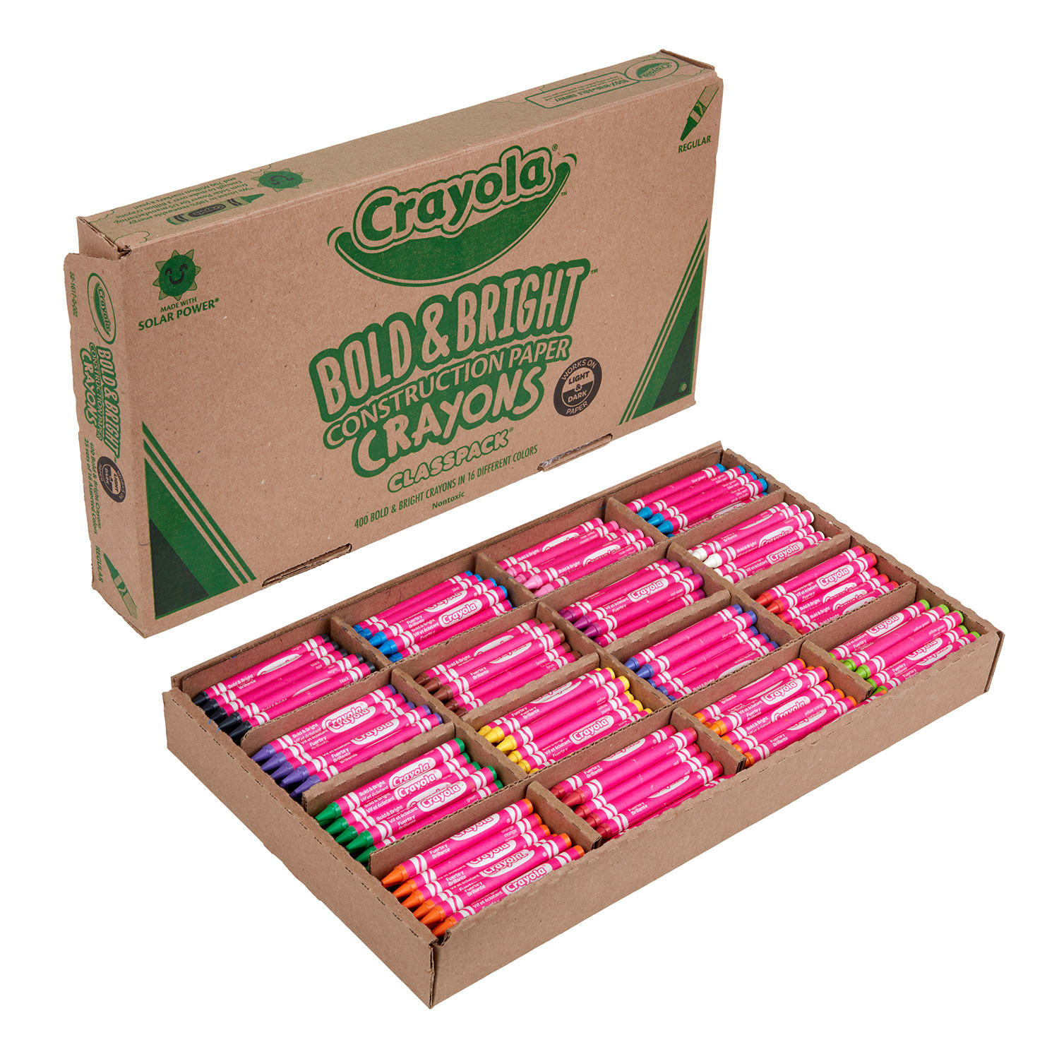 Crayola Construction Paper Crayons, Assorted Colors, Box Of 400 - Image 4