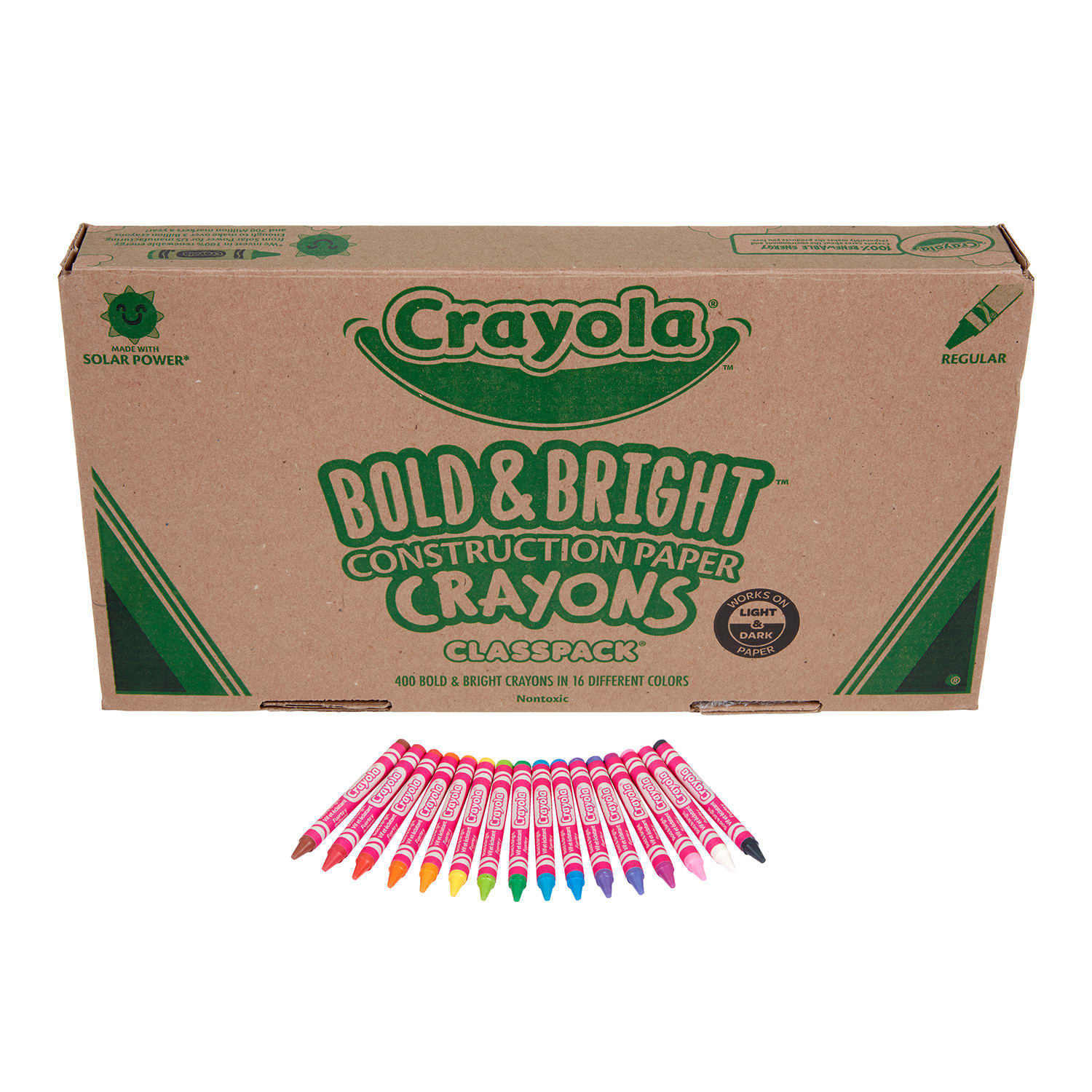 Crayola Construction Paper Crayons, Assorted Colors, Box Of 400 - Image 5