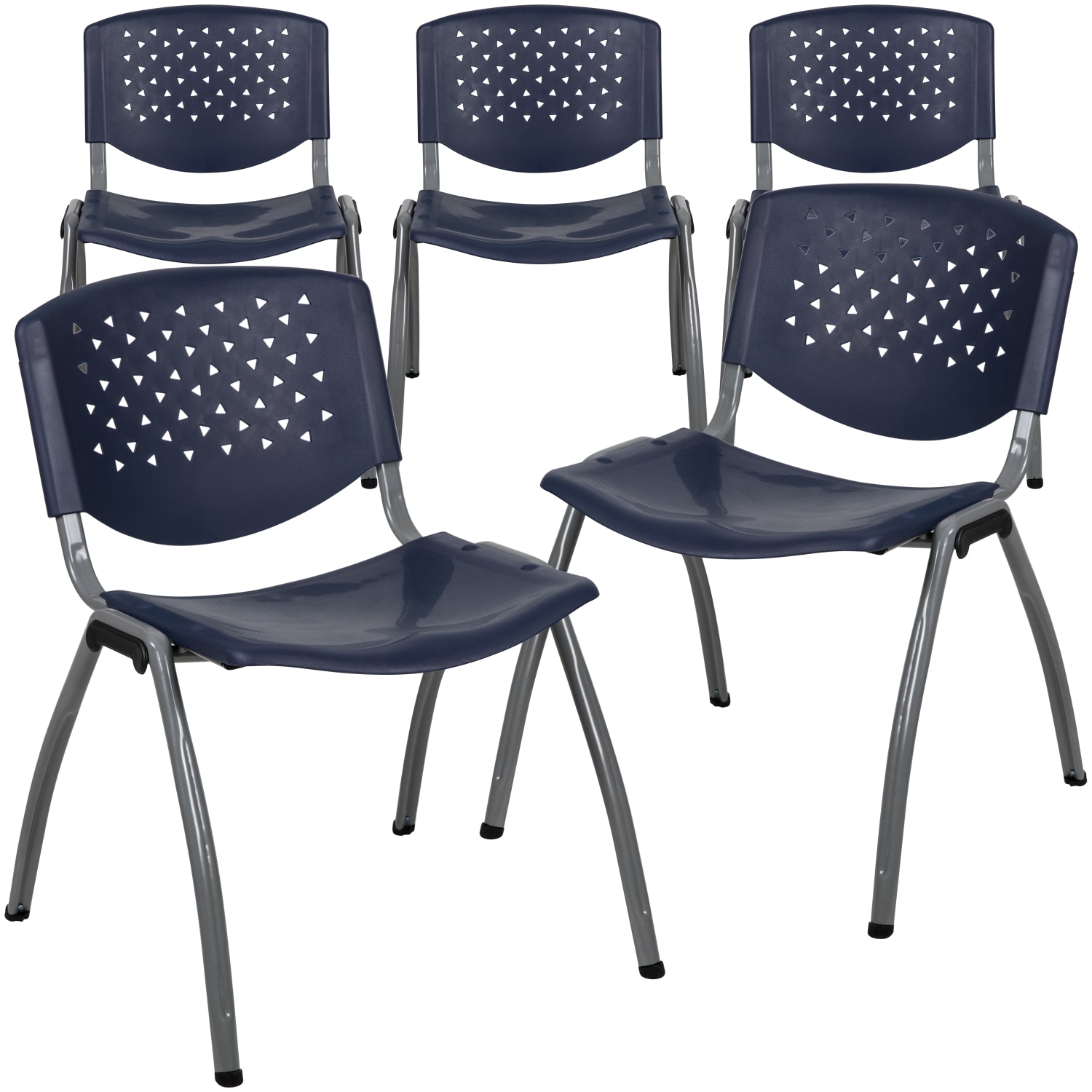 Flash Furniture HERCULES Series Plastic Stack Chairs Blue Set Of 5 Chairs PopularChairscom Flash Furniture HERCULES Series Plastic Stack Chairs Blue Set Of 5 Chairs PopularChairscom