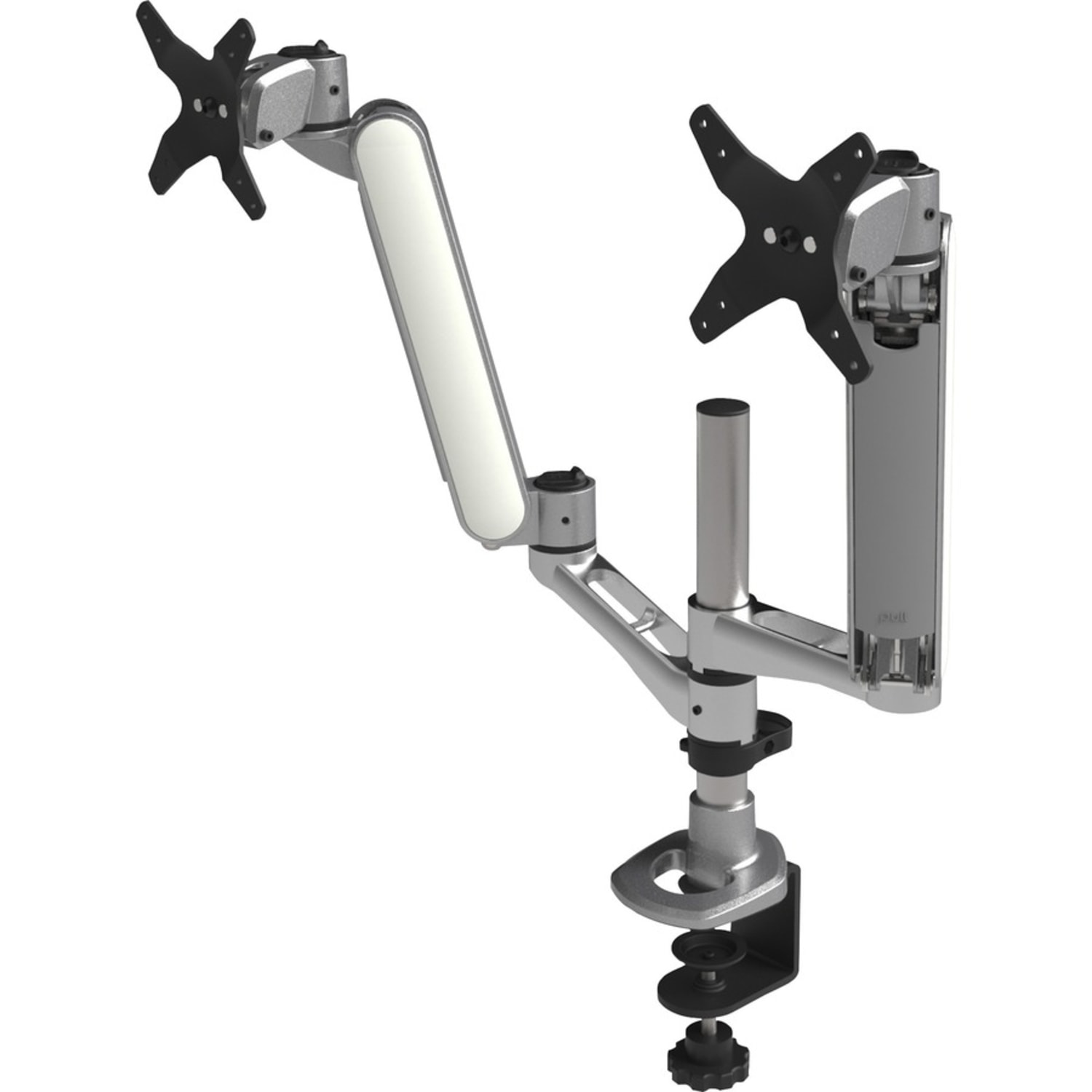 Kantek MA320 Mounting Arm for Monitor - Silver - TAA Compliant - 2 Display(s) Supported - 30in Screen Support - Aluminum, Steel - 1 Each - Image 4