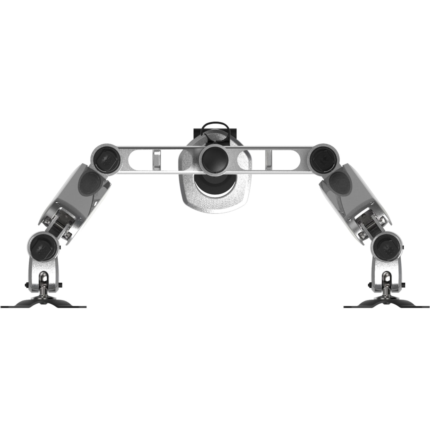 Kantek MA320 Mounting Arm for Monitor - Silver - TAA Compliant - 2 Display(s) Supported - 30in Screen Support - Aluminum, Steel - 1 Each - Image 5