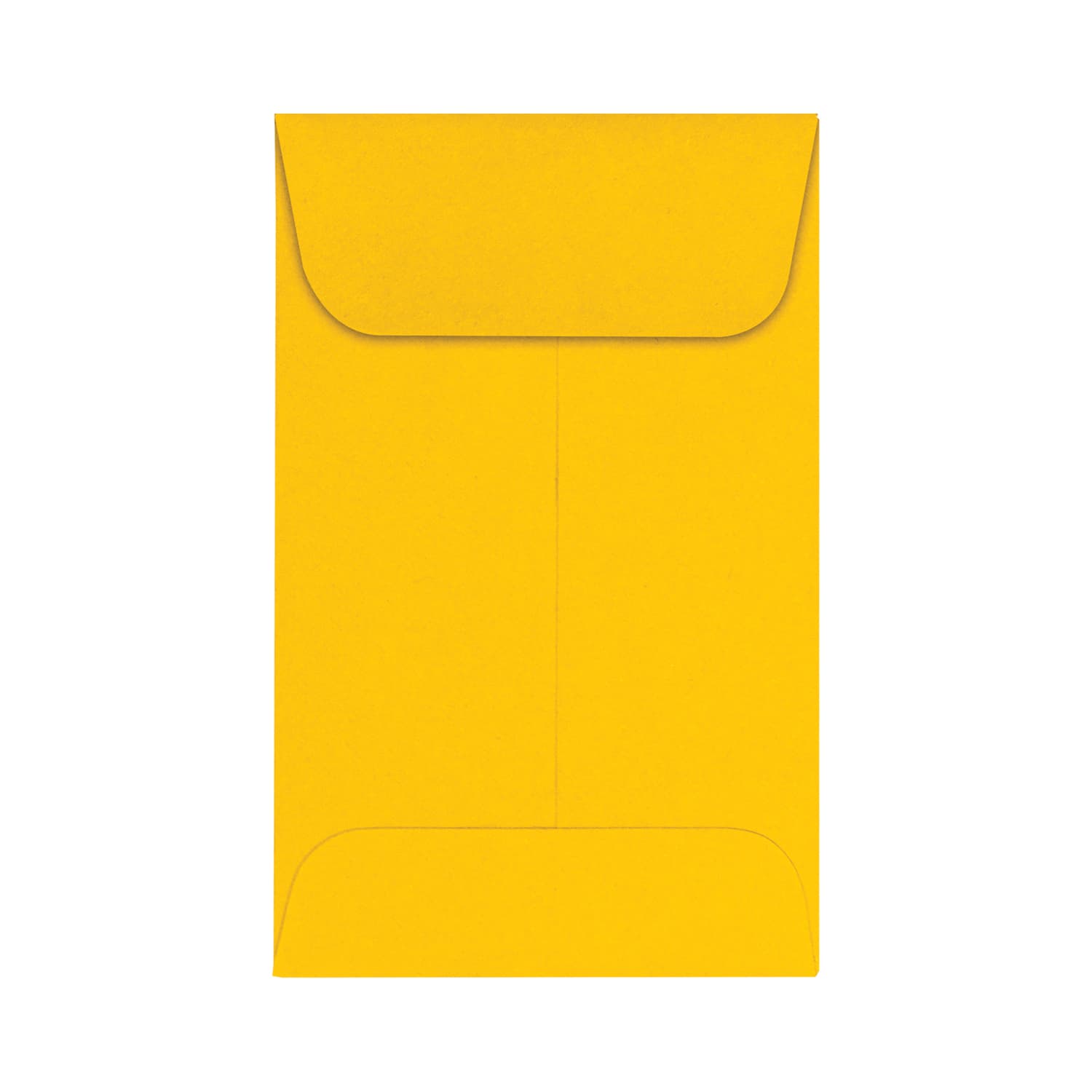 LUX Coin Envelopes, #1, Gummed Seal, Sunflower, Pack Of 500