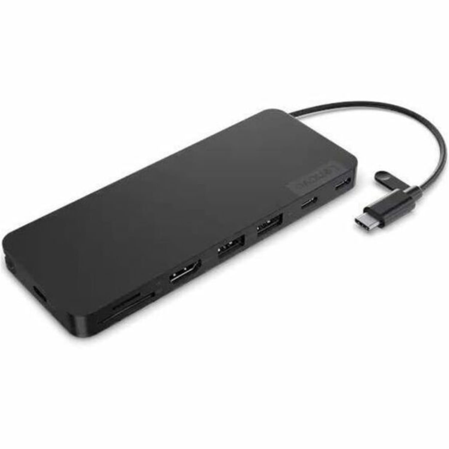Lenovo USB-C Slim Travel Dock - for Notebook/Monitor - Charging Capability - Memory Card Reader - SD - 4X11N40213 - Image 5