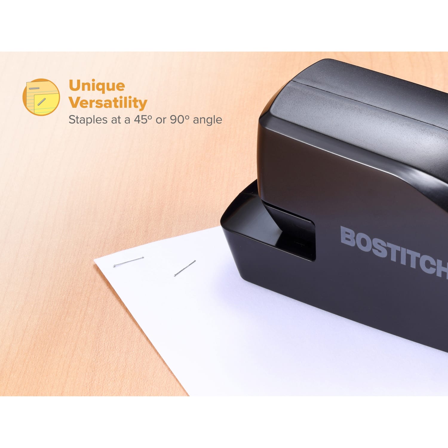 Bostitch 20-Sheet Electric Stapler, Half Strip, Black - Image 3